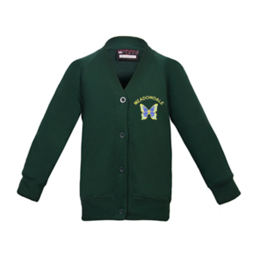 Meadowdale Primary - Bottle Green Cardigan