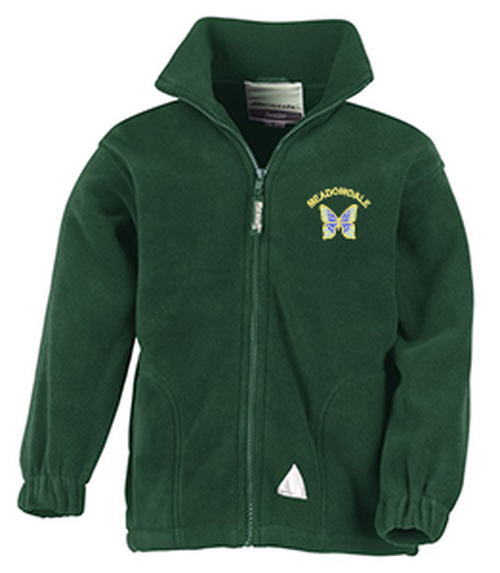 Meadowdale Primary - Bottle Green Fleece Jacket