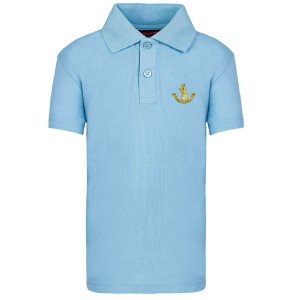 St Hugh's Catholic Primary School - Sky Blue Polo Shirt (P.E.)