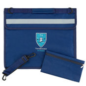 Theddlethorpe Academy - Deluxe Bookbag - Navy Blue