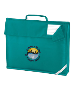 St Peter St Paul CofE Primary School - QD Deluxe Bookbag - Jade