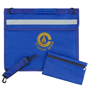The Craylands School - Deluxe Bookbag - Royal Blue