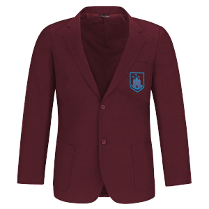 BOYS - Maroon QEGS (Horncastle) School Blazer (Y7 - Y11)
