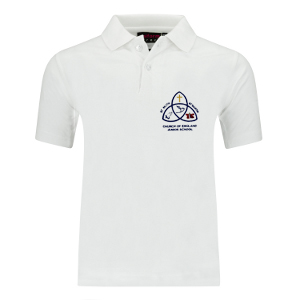 St Faith and St Martin C of E Junior School - White Polo Shirt