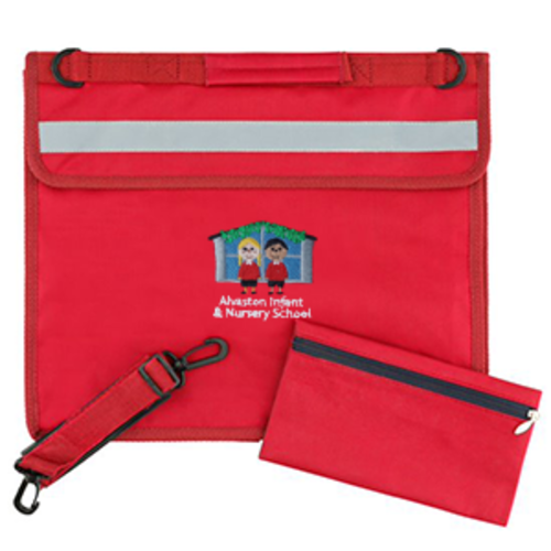 Alvaston Infant and Nursery School - Deluxe Bookbag - Red