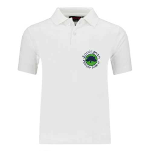 Bassingham Primary School - White Polo Shirt