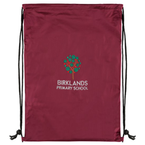 Birklands Primary School - PE Bag - Burgundy