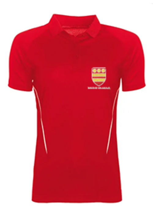 Bourne Grammar School - GIRLS Fit PE Polo Shirt