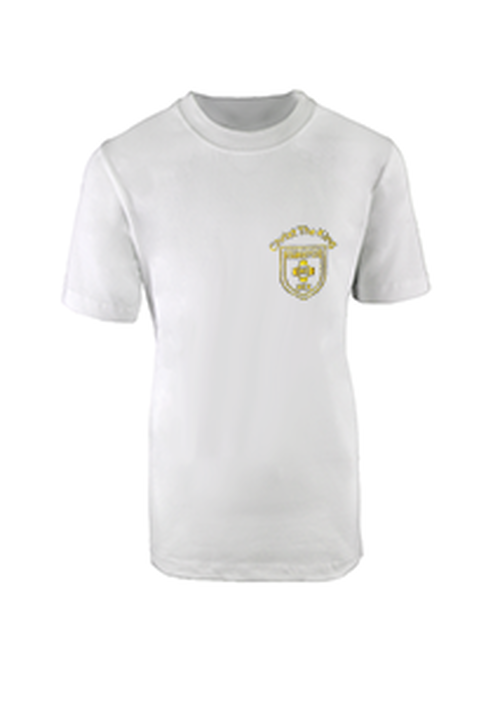 Christ The King Catholic Voluntary Academy - White PE T-Shirt