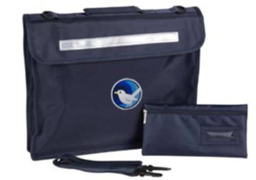 Castleward Spencer Academy - Deluxe Bookbag - Navy Blue