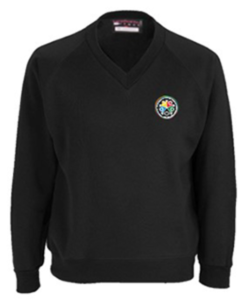 Derby Moor Academy - Black V-Neck Sweatshirt