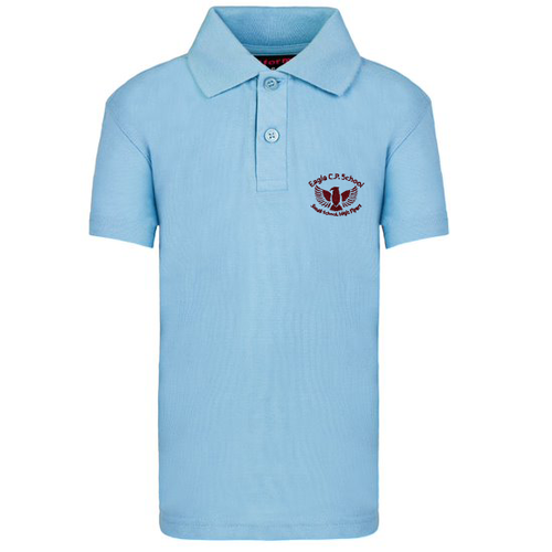 Eagle Community Primary School Sky Blue POLO SHIRT