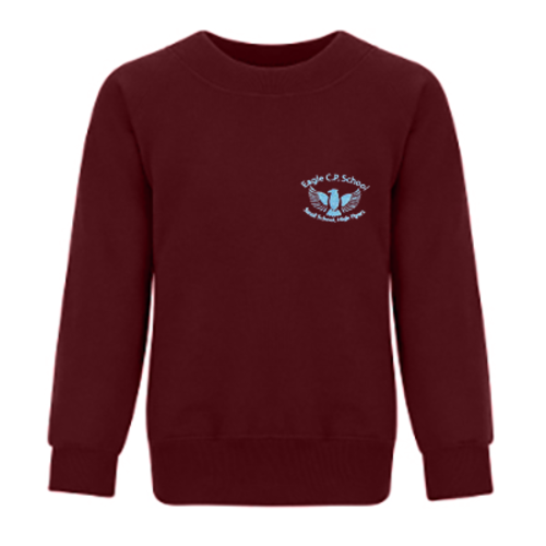Eagle Community Primary School Burgundy SWEATSHIRT