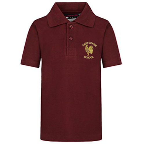 East Coker Community Primary School - Burgundy Polo Shirt