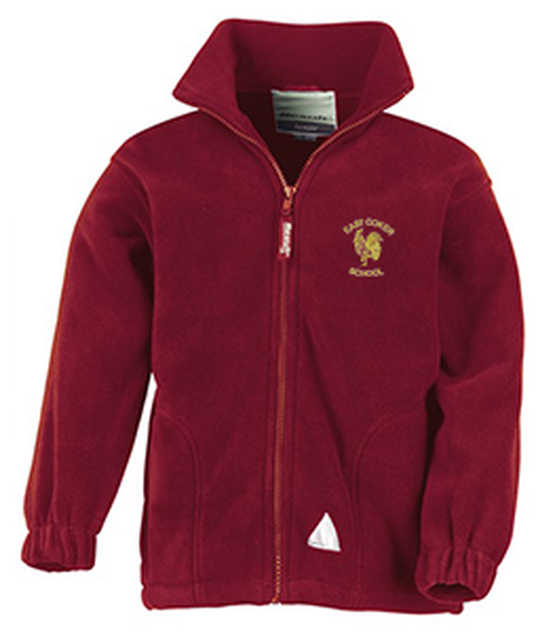 East Coker Community Primary School - Burgundy Fleece Jacket