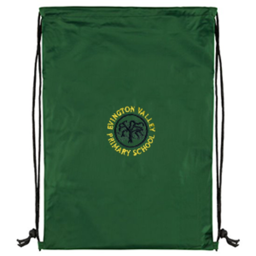 Evington Valley Primary School - PE Bag - Bottle Green