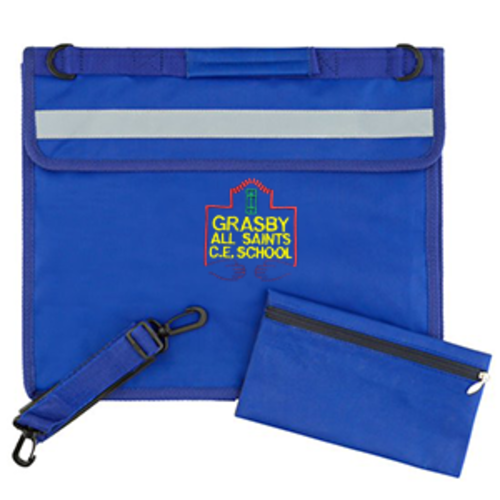 Grasby All Saints - Deluxe Bookbag - Royal Blue