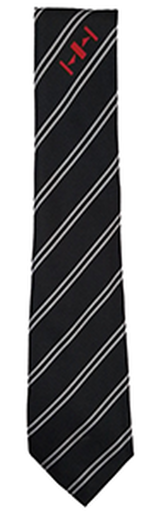 Haven High Academy - Black / Twin White Stripe (34) - Tie - (Y11 25/26)