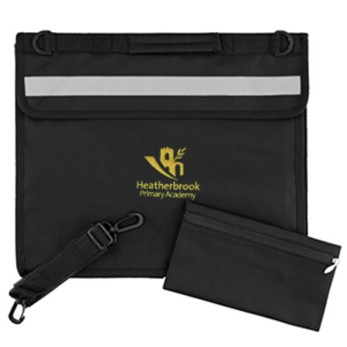 Heatherbrook Primary Academy - Deluxe Bookbag - Black