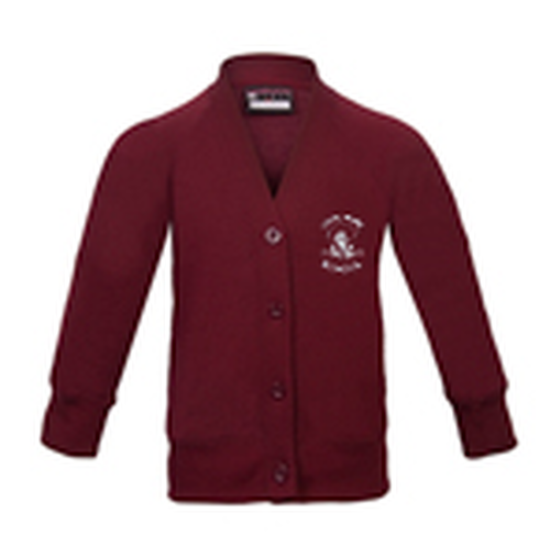 Leas Park Junior School - Burgundy Cardigan
