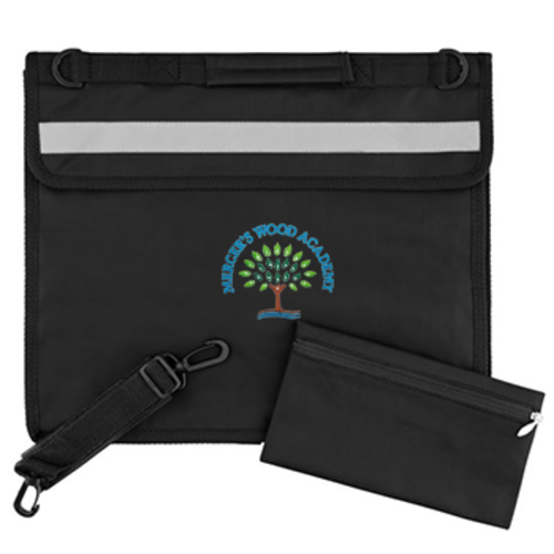 Mercers Wood Academy - Deluxe Bookbag - Black