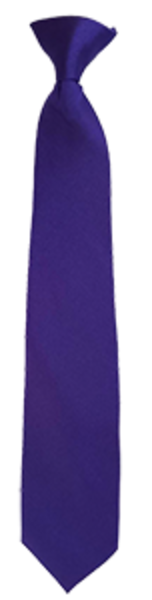 New College Leicester - Purple CLIP-ON - TIE