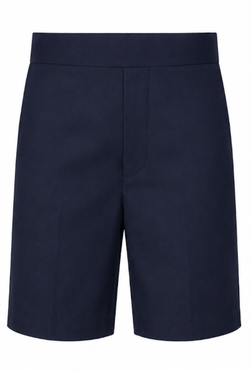 UD - School Shorts - Elastic Back Waist / Generous Fit - Navy - NON-RETURNABLE
