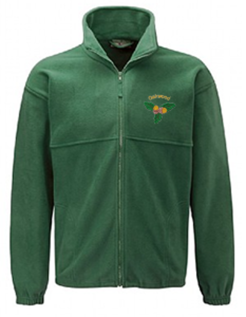 Oakwood Infant and Nursery School - Bottle Green Fleece Jacket