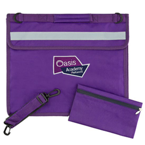 Oasis Academy Parkwood - Deluxe Bookbag - Purple