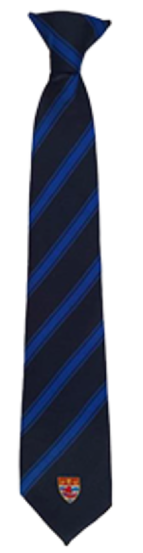Churchill - QEHS Clip-On Tie (Blue)