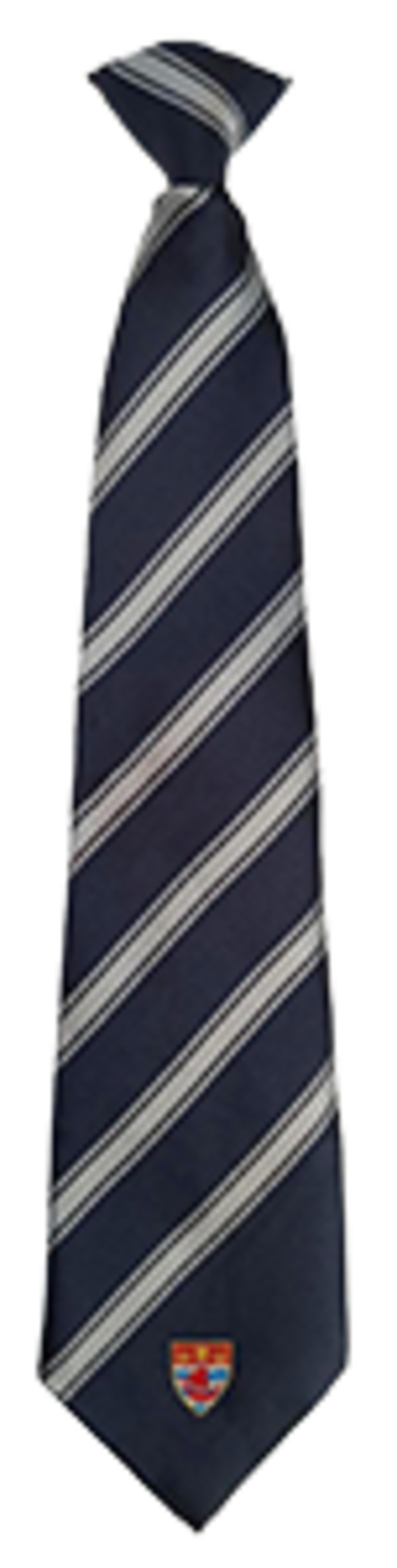 Scott - QEHS Clip-On Tie (Silver)