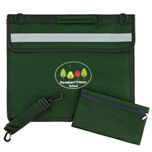 Ravenhurst Primary School - Deluxe Bookbag - Bottle Green