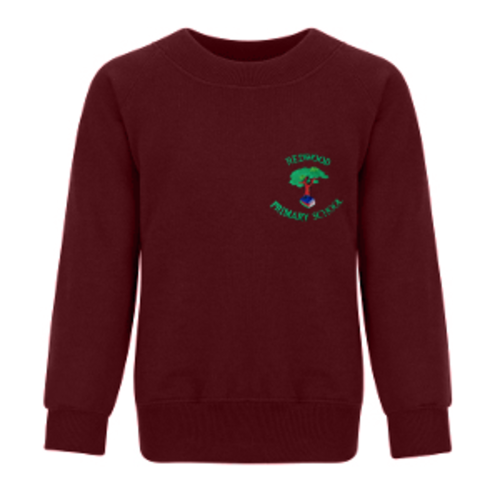 Redwood Primary School - Burgundy Sweatshirt