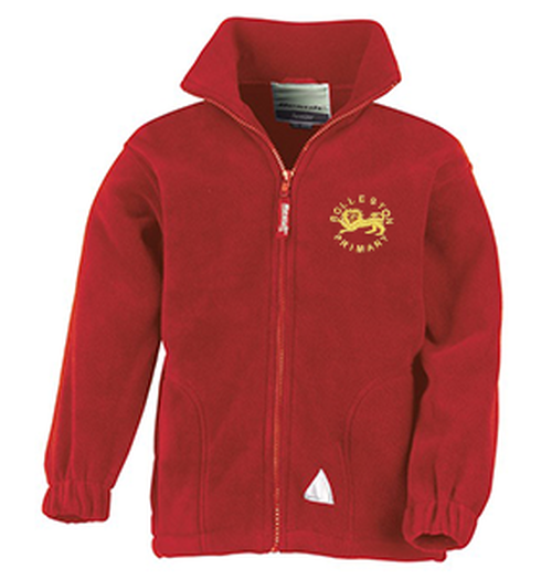 Rolleston Primary School - Red Fleece Jacket