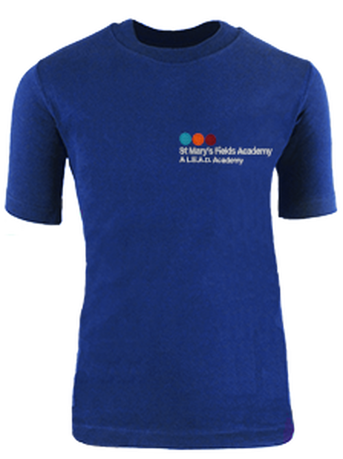 St Marys Fields Primary School - Royal Blue PE T-Shirt