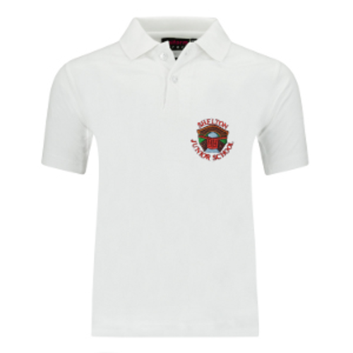 Shelton Junior School - White Polo Shirt