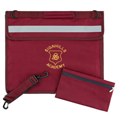 Signhills Academy - Deluxe Bookbag - Burgundy