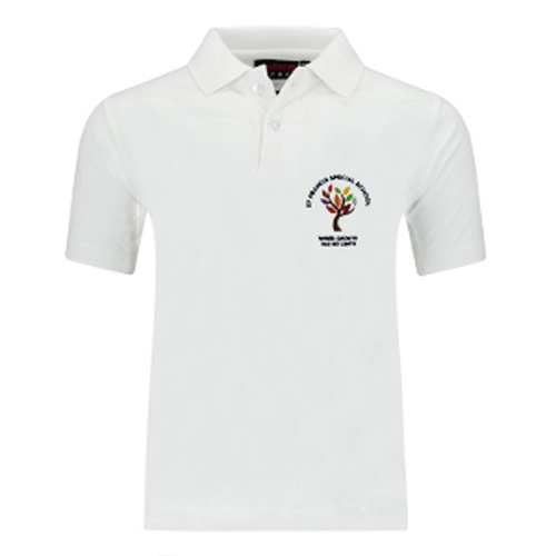 The St Francis Special School - White Polo Shirt