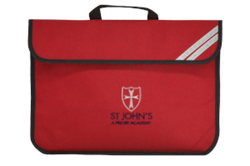 St John's Academy - UN Bookbag - Red