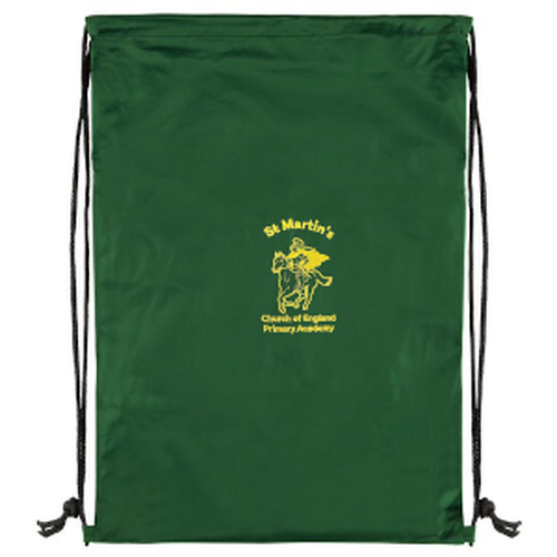 St Martin's C of E Primary Academy - PE Bag - Bottle Green