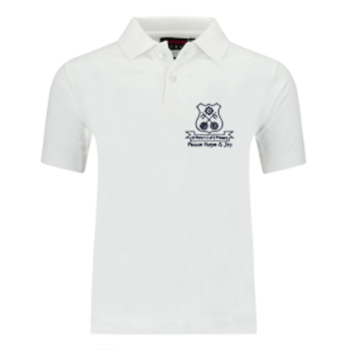 St Peter's C of E Primary Academy - White Polo Shirt