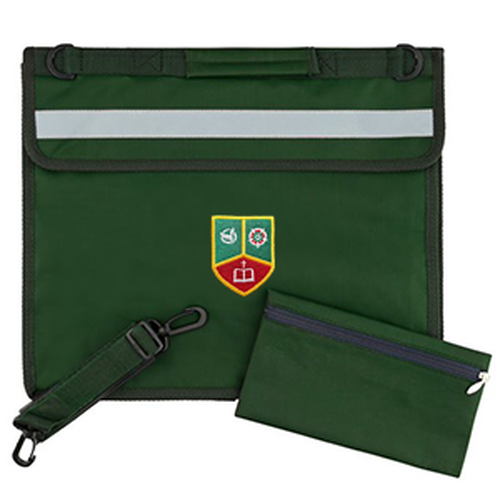 Tudor Grange Samworth Academy - Deluxe Bookbag - Bottle Green