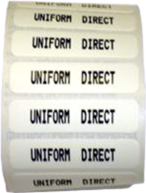 Printed Name Tapes (20 Iron-On) (FREE DELIVERY)