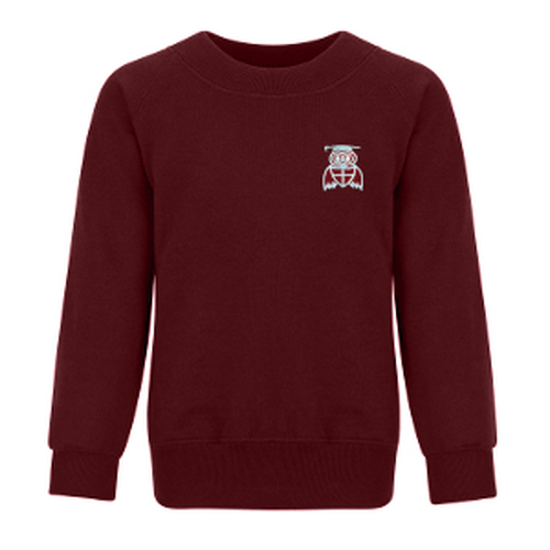 William Alvey NURSERY - Burgundy Sweatshirt