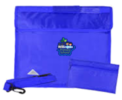 Willington Primary School - Deluxe Bookbag - Royal Blue