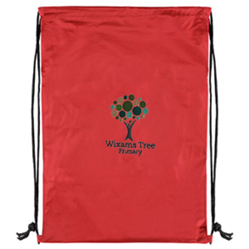 Wixams Tree Primary - PE Bag - Red