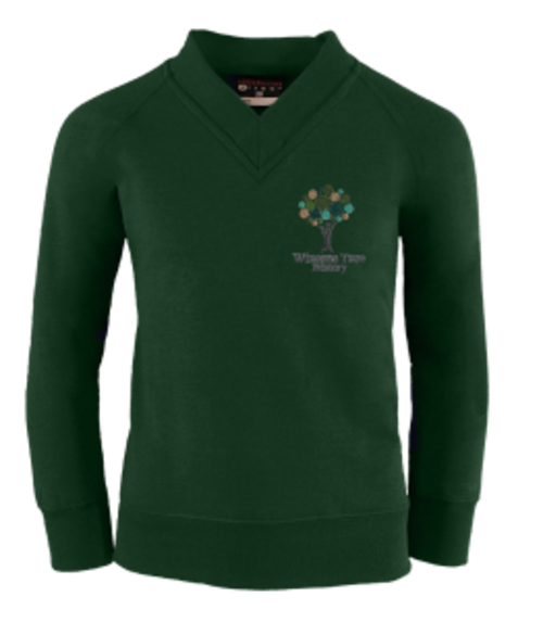 Wixams Tree Primary - V-Neck Sweatshirt
