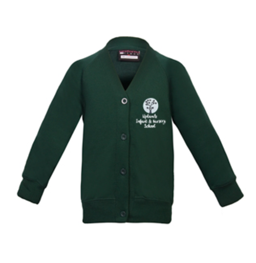 Uplands Infant School - Bottle Green Cardigan
