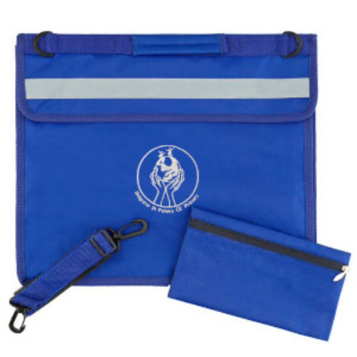 Belgrave St Peters C of E Primary School - Deluxe Bookbag - Royal Blue