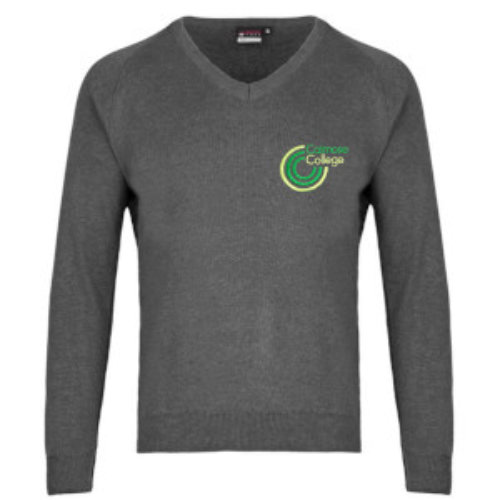 Catmose College - Grey Knitted Jumper Y11